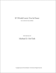 If I Would Leave You In Peace SATB choral sheet music cover Thumbnail